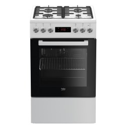 Beko FSE52320DWD cooker Freestanding cooker Gas White A