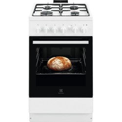 Gaasipliit Electrolux, 50 cm, 4 x gaas, gaasiahi, valge