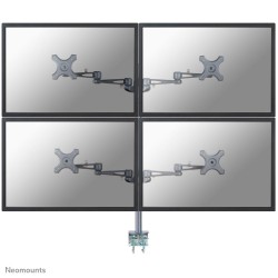 TV SET ACC DESK MOUNT SILVER/10-26" FPMA-D935D4 NEOMOUNTS
