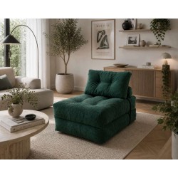 WOBA beanbag mattress – bottle green