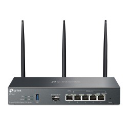 Wireless Router|TP-LINK|Omada AX3000 Gigabit VPN Router|Data speed 3000 Mbit/s|Ethernet WAN Yes|WAN connection type SFP|Ethernet