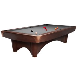 Billiard Table Dynamic III, brown, Pool, 9 ft., Simonis 860 grey