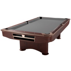Billiard Table, Pool, Competition II, 9 ft., Mahogany, Simonis 760 grey