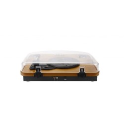 Akai ATT-11BT Belt-drive turntable, brown