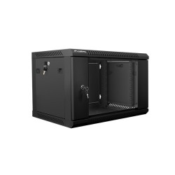 Lanberg wall mounted 19" rack cabinet 6U 600x450 black wf01-6406-10b