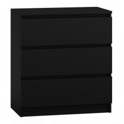 Topeshop M3 CZERŃ chest of...
