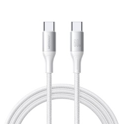 Laadimisjuhe Joyroom S-A28 USB-C to USB-C 60W 2.0m valge