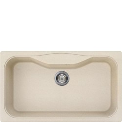 Valamu Smeg, 86 cm, pealt paigaldatav, käsitsi, graniit, kaer