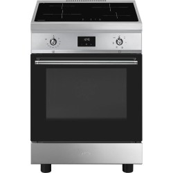 Elektripliit Smeg, 4x induktsioon, elektriahi, aurupuhastus, 60cm, rv teras