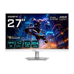 GIGABYTE M27Q2 QD ICE 27” QHD Gaming Monitor - 2560 x 1440, 200Hz, 1ms, 350 cd/m², FreeSync Premium, Display HDR400, HDMI 2.0, D
