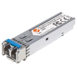 Intellinet Transceiver Module Optical, Gigabit Fiber SFP, 1000Base-Lx (LC) Single-Mode Port, 10km, MSA Compliant, Equivalent to 