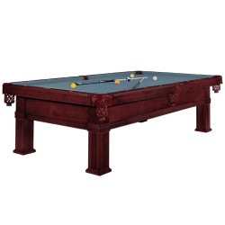 Billiard Table Dynamic Bern, mahogany, Pool, 8 ft, Simonis 860 powder blue