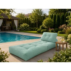 WOBA mint-coloured beanbag...