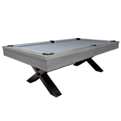 Billiard Table, Pool, Xray, 8 ft., Grey, Simonis 860 powder blue