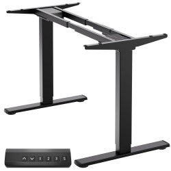 DESK FRAME MOTORISED/BLACK...