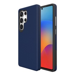 Telefoniümbris Perfectionists Triangle Case Samsung S908 S22 Ultra 5G tumesinine